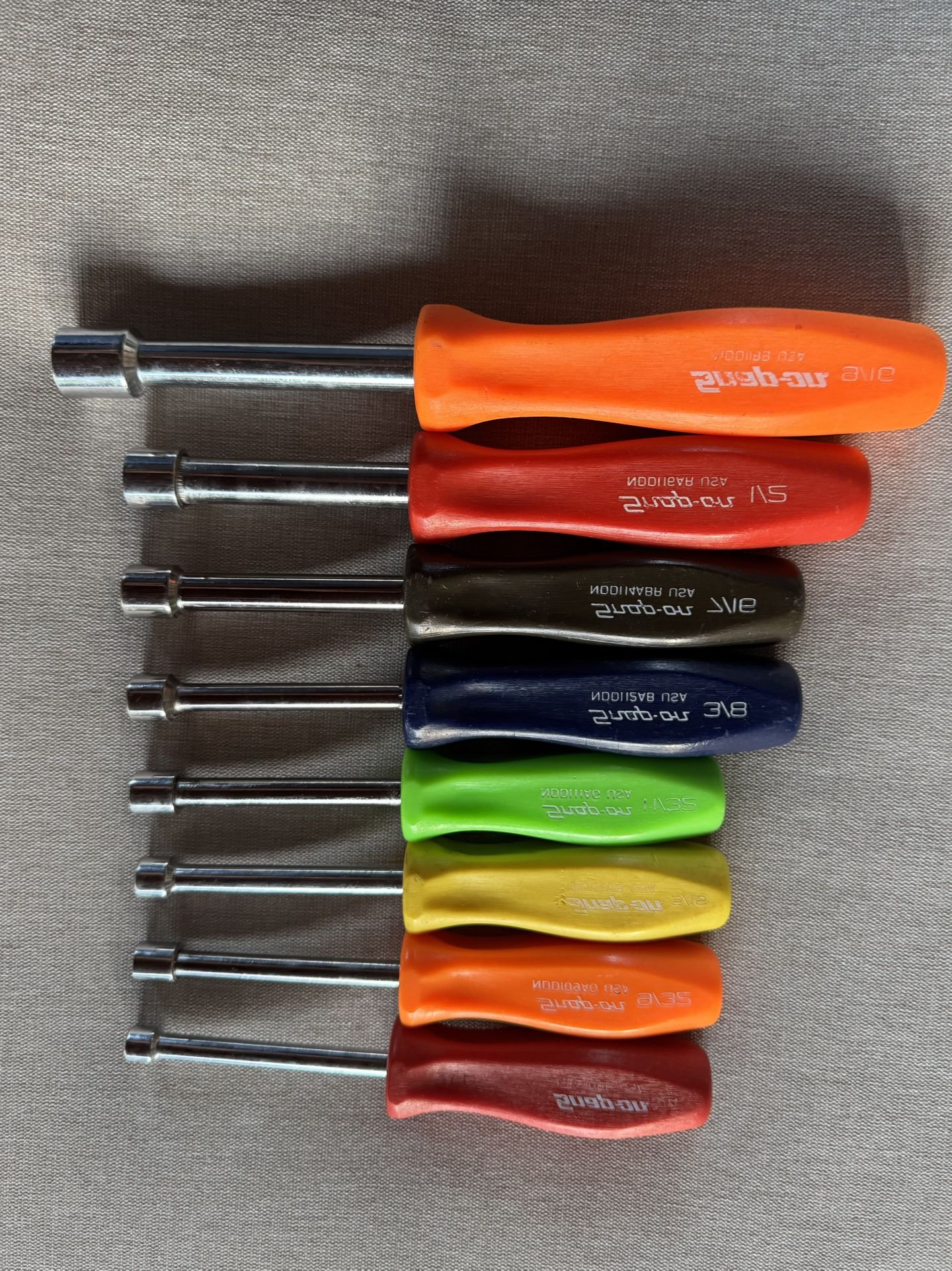 Snap On 8 pc SAE Nut Driver Set with PRO-FI™