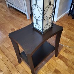 End Table and Light 