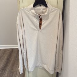 Men’s Outdoor Casual Standard Collar Long Sleeve Sweatshirt.