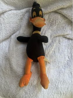 Daffy duck vintage Warner Brothers, cartoon character plush doll