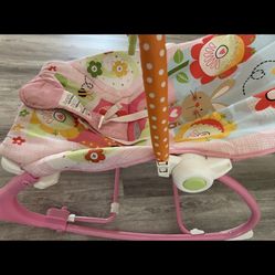 Fisher Price Rocker + Diaper Genie 