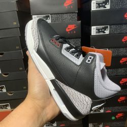 Jordan 3 Retro Black Cement‼️🔥
