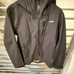 Patagonia Granite Crest Rain Jacket - Womens L - Black