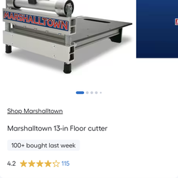 Marshalltown 13in Flooring Cutter