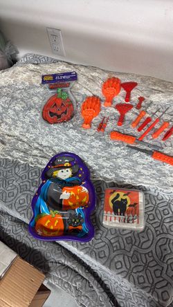 Vintage Halloween Decoration and Party Supply Lot