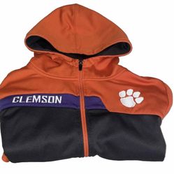 Colosseum youth Clemson Tigers zip up sweatshirt/ jacket. Kids Xl/men Small