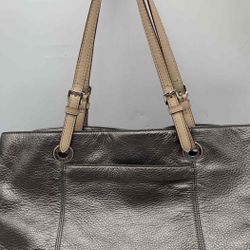 Michael Kors  NEW 14.5” X 11” Bag Silvery/Taupe 