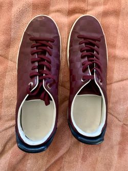 Louis Vuitton Frontrow Damier Infini Leather burgundy Sneakers