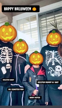 His and hers expecting Halloween shirts XXL BOTH
