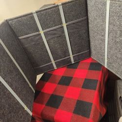 DIGI-MOVING SALE - Trifold Felt Privacy Screen 