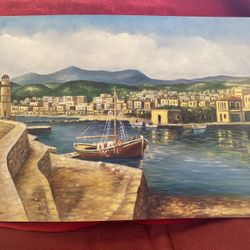 19.25 Inch x 13.5 Inch Original Poster Print From Original Greek Hand Paintings (9 available) 