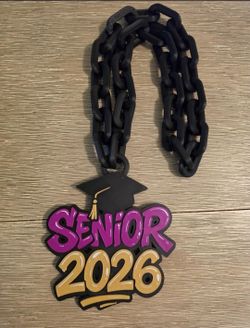 3d printed graphic graduation chain