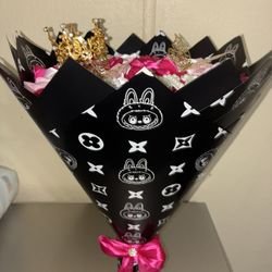 Eternal Roses / Rosas Eternas / Labubu Bouquet / Flower Arrangement 