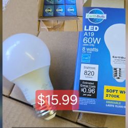 NEW EarthBulb Led Light  60W Soft White DIMMABLE 