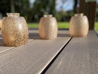 Three Glass Pendant Shades
