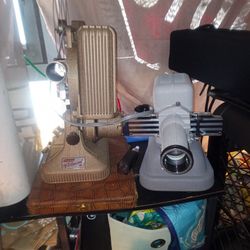 Film Projector (8mm / 16 mm) And Slide Projector (Mint Never Used)