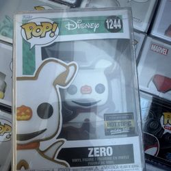 Funko POP! Nightmare Before Christmas ZERO #1244 Hot Topic Exclusive 