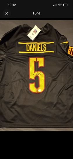 Jayden Daniels signed Fanatics authenticated jersey