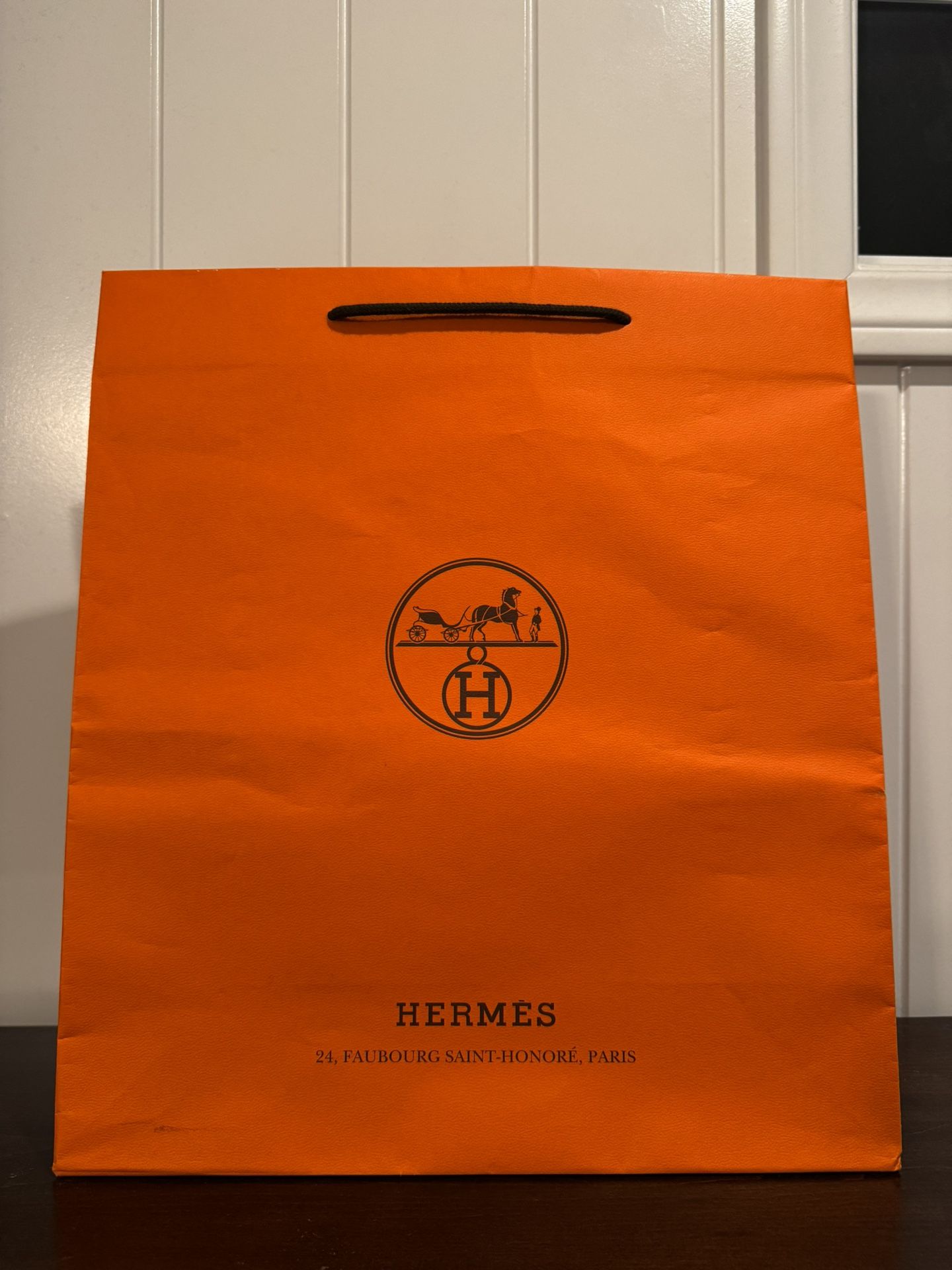 Hermes Empty Gift Bag Medium 16.5 X 18
