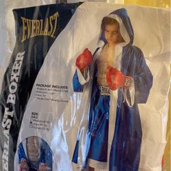 Everlast Boxer Costume Child Size Large 10-12