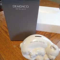 Brand New Ceramic Demdaco Bear Bank, Cross Posted, North Riverside 