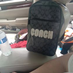 MENS COACH SHOULDER BAG
