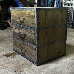Rustic End Table