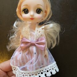 16cm Doll Set Gift Box 13 Movable Joints 3D Eyes BJD Girl Dress Up DIY Toy Fashion Dress Clothes Dolls Children's Gifts   Please check my selling page