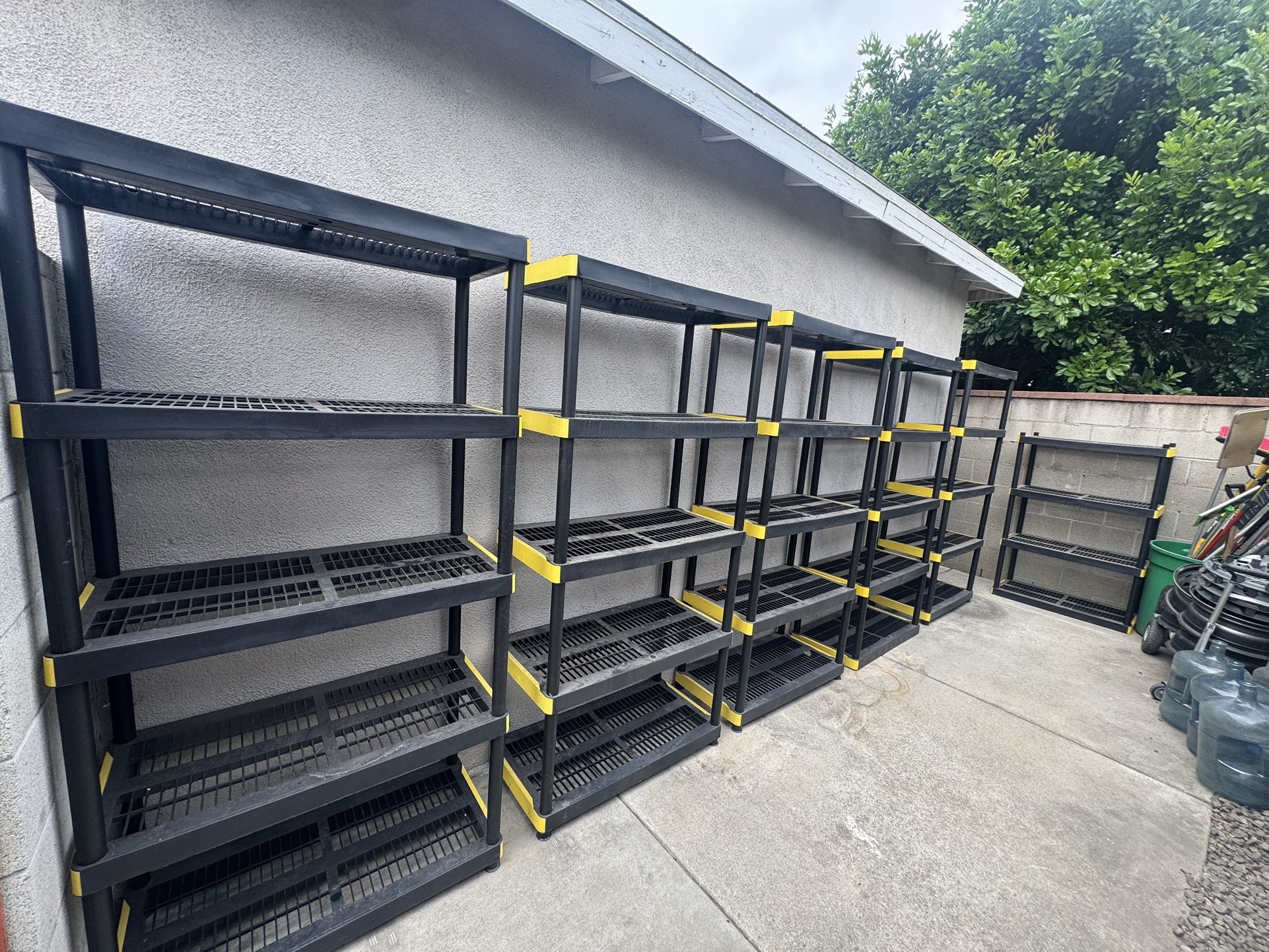 Heavy Duty Plastic Storage Shelving