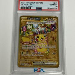 Pikachu ex PSA 10