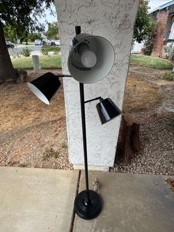 Floor Lamp, 3 Light, Black
