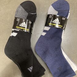 adidas men’s high quarter socks 8 pairs