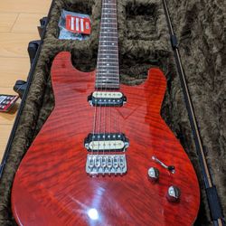 Nicholas Guitars Custom Alder Strat with Stunning Flame Maple Top!