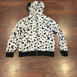 Dalmatian Dog Costume Adult Hoodie M/L