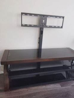 TV Stand with Integrated TV Mount
