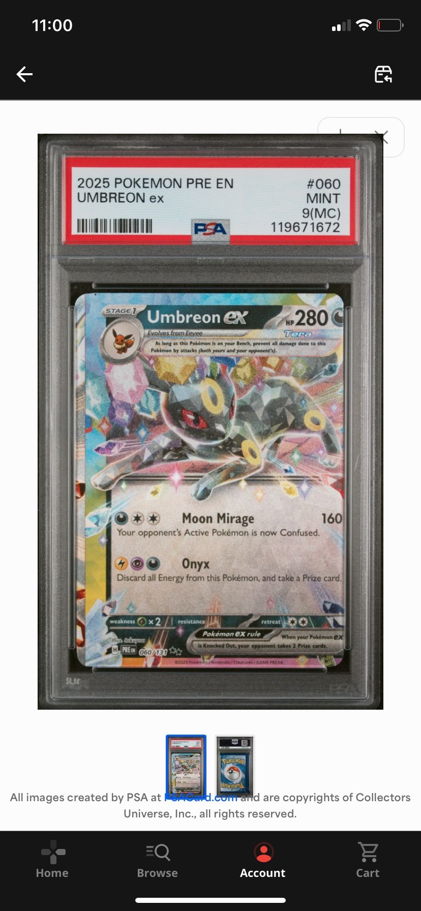 Umbreon Ex