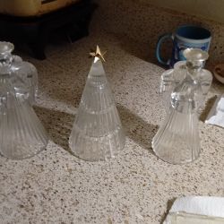 3 Heavy Glass Ornament 