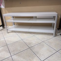 47” IKEA TV Stand Glass Top Sideboard 