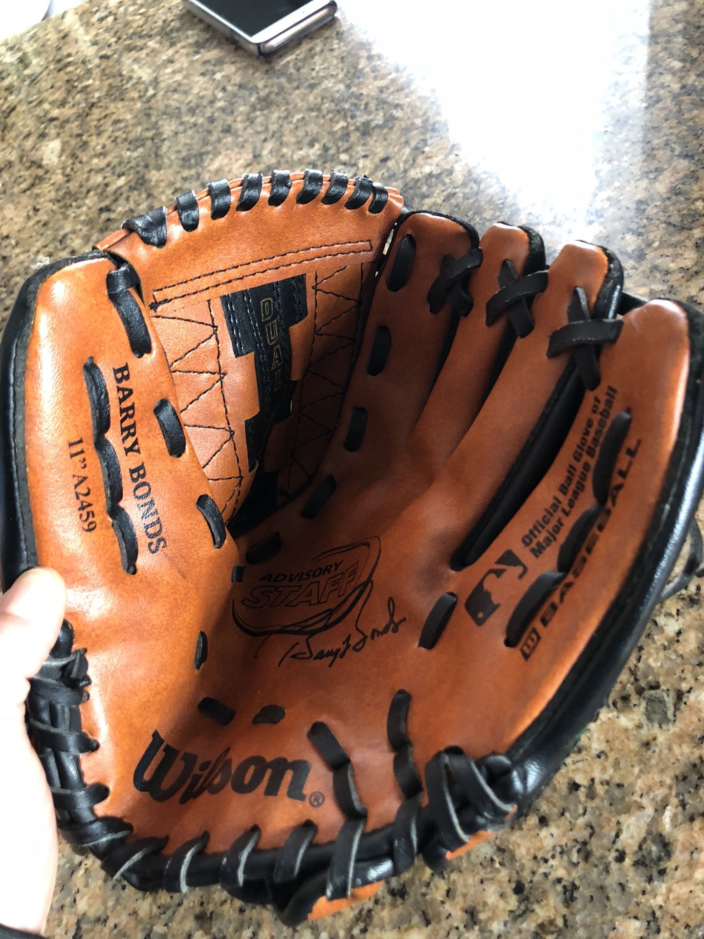 Kids baseball glove size 11”