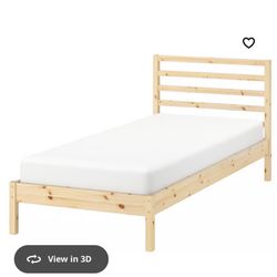 Twin Bed and Foam Mattress 