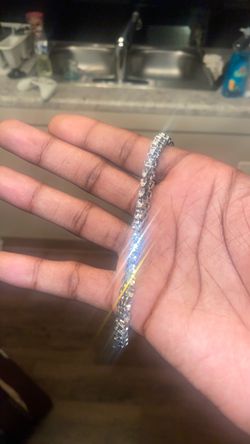 Moissanite diamond bracelet