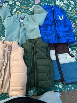 Kids Jackets and Vests Bundle Lot size 4T