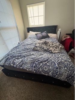 Black diamond Queen Bed