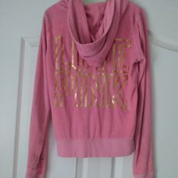 VS Pink Jacket Size Xsmall