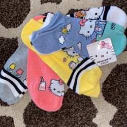 Hello Kitty 5 Pack Socks