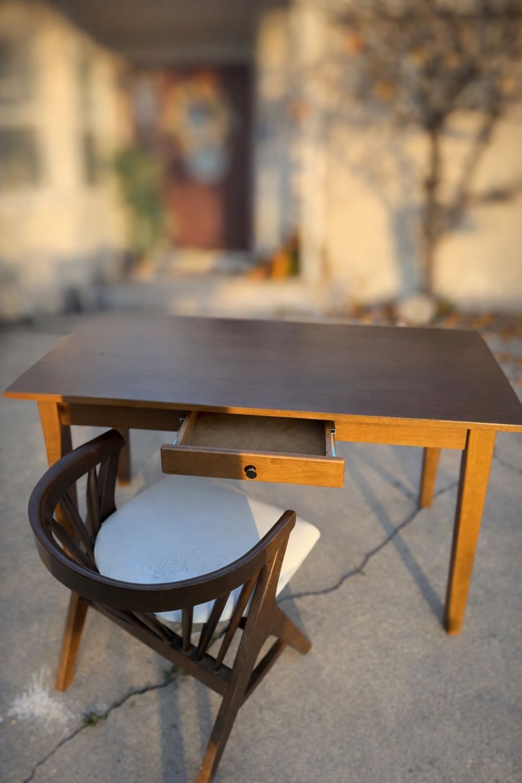 Mid Century Style Work Desk And Chair