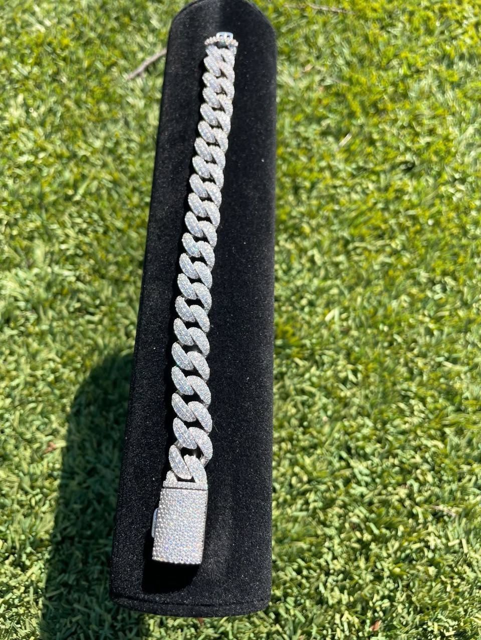 Moissanite Cuban Bracelet