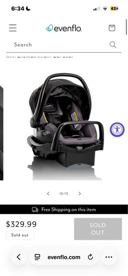 evenflo infant carrier plus base