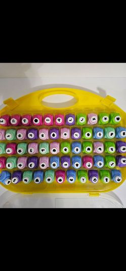 PAPER PUNCH SET 58 Piece mini punch set NIB