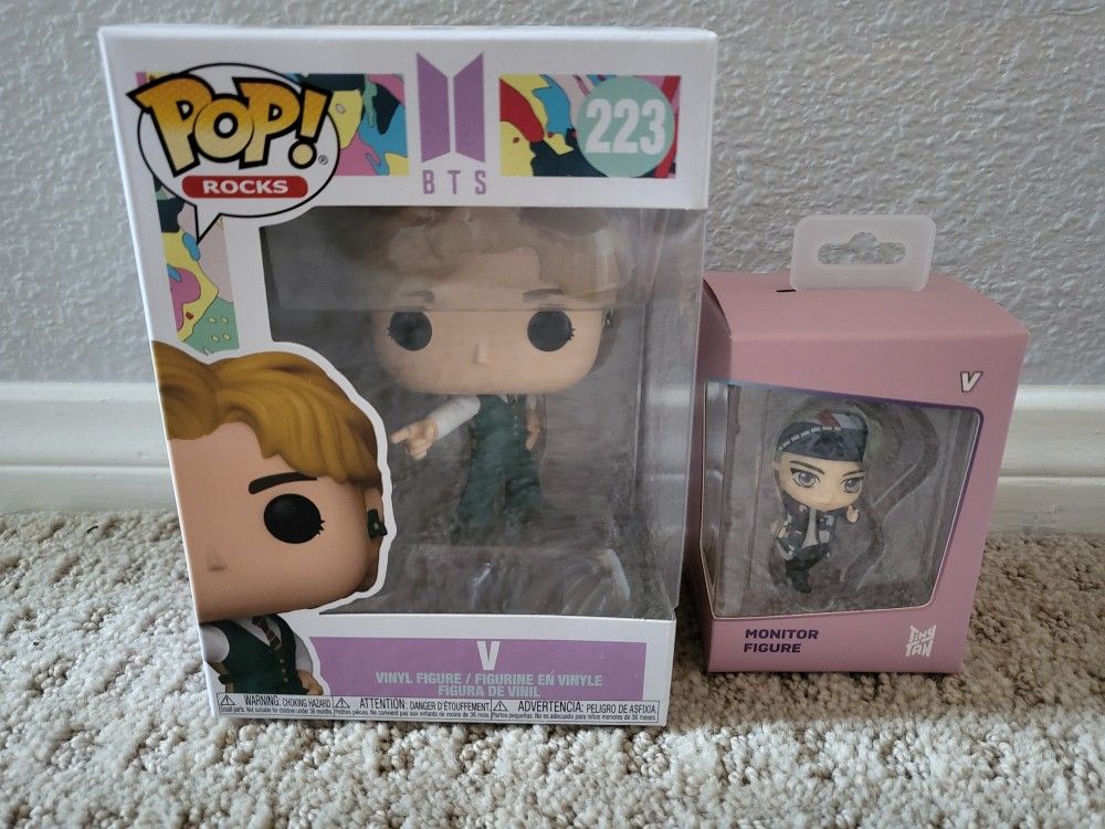 Pop BTS V & Monitor Figure